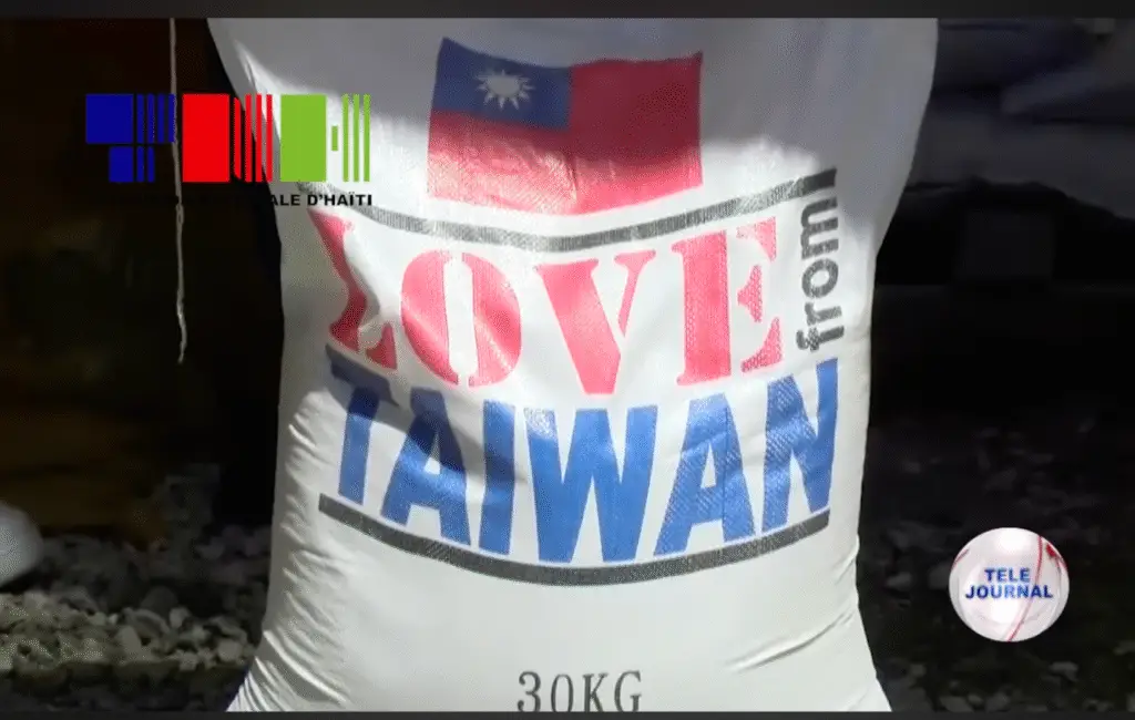 Taiwan remet un don de riz